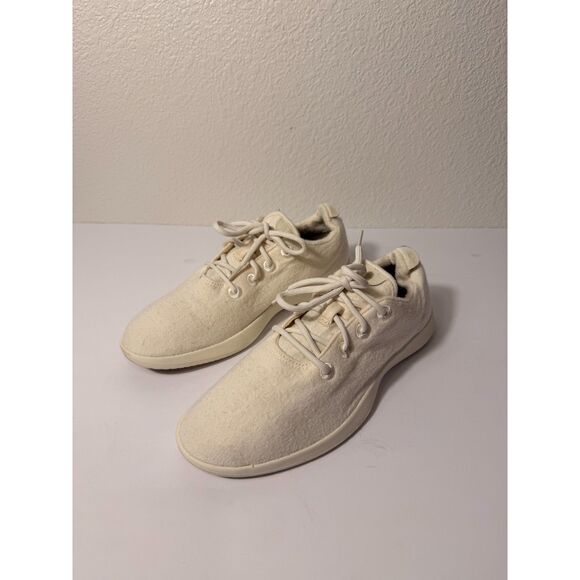 Allbirds Wool Runner Natural White Merino Sneakers Men’s Size 12 - Picture 2 of 7